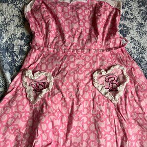 Hot Topic Barbie Heart Retro Sweetheart Dress